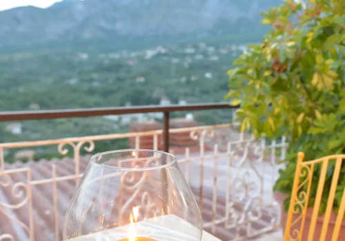 Vista panoramica del Bed & Breakfast tra mare e montagna